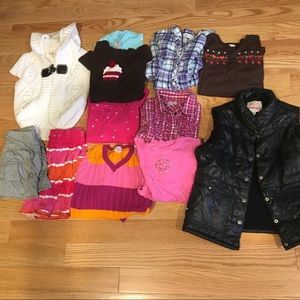 Girls clothes size10-12 mix lot